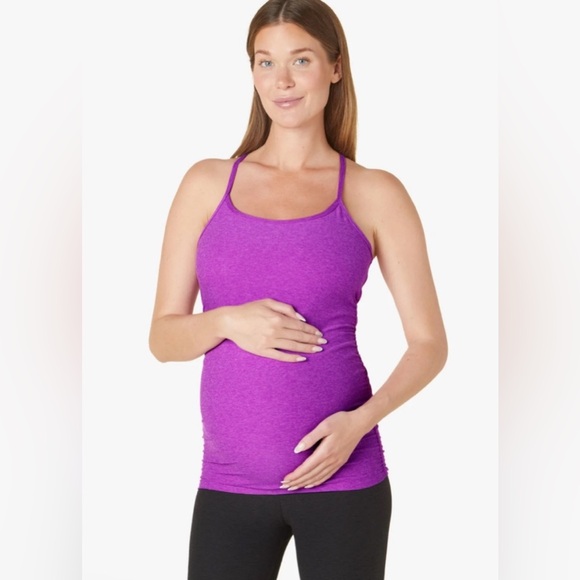 Beyond Yoga Spacedye Keep Your Cool Maternity Slim Racerback Tank Size S - Picture 8 of 10
